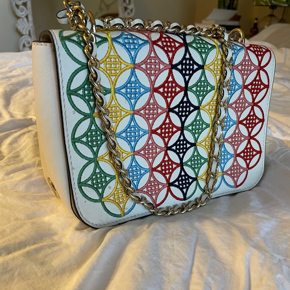 Tory Burch Robinson Embroidered Crossbody